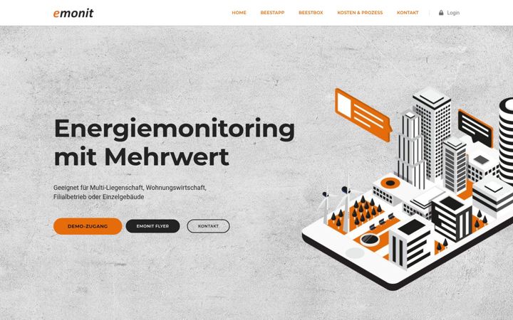 Screenshot of emonit.de