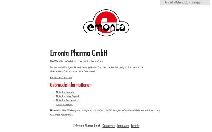 Screenshot of emonta.at