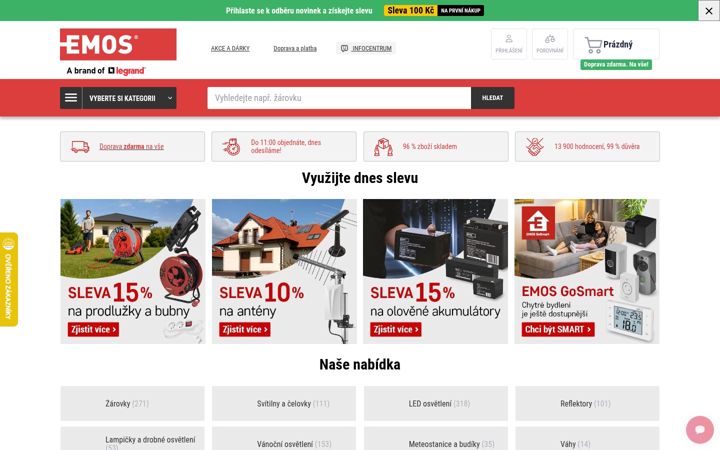 Screenshot of emos.cz