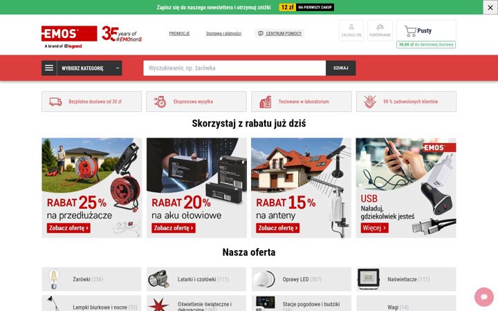 Screenshot of emos.pl