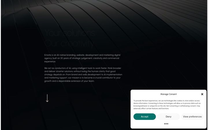 Screenshot of emotio-design-group.co.uk