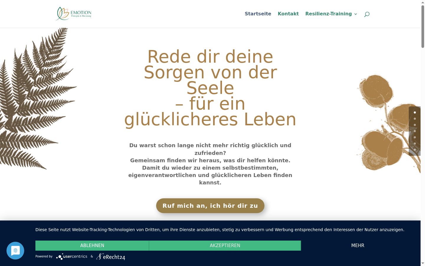 Screenshot van de toestemmingsbanner zoals getoond vóór enige interactie