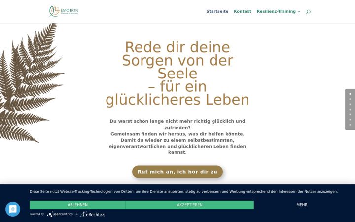 Screenshot of emotion-beratung-therapie.de