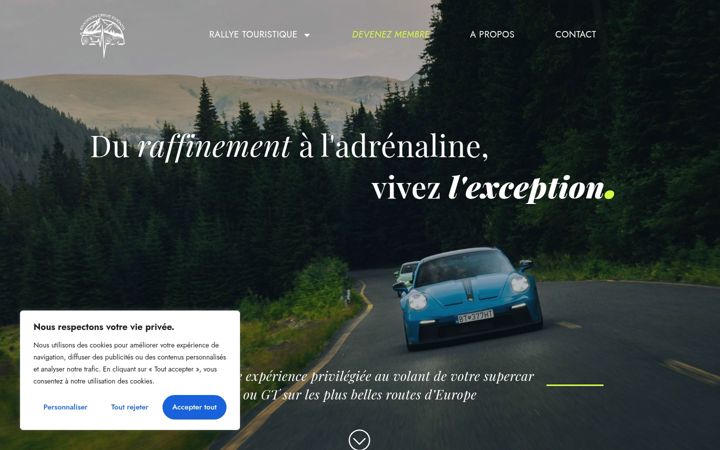 Snímek obrazovky emotion-drive-events.fr
