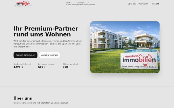 Screenshot of emotion-immobilien.at