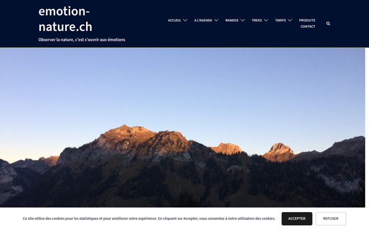 Screenshot of emotion-nature.ch