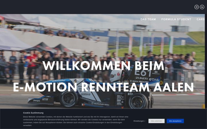 Screenshot of emotion-rennteam.de