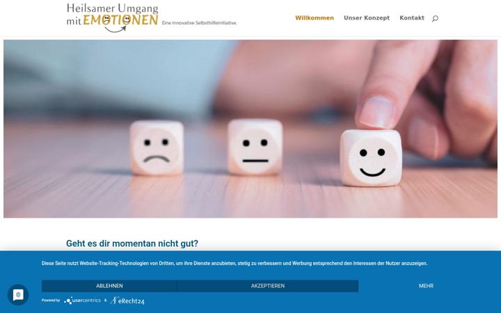 Ekrano kopija emotionale-selbsthilfe.de