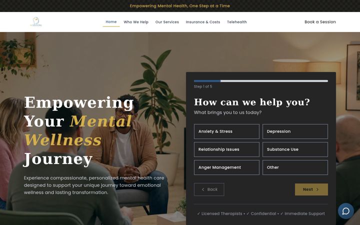 Screenshot of emotionalhospital.com