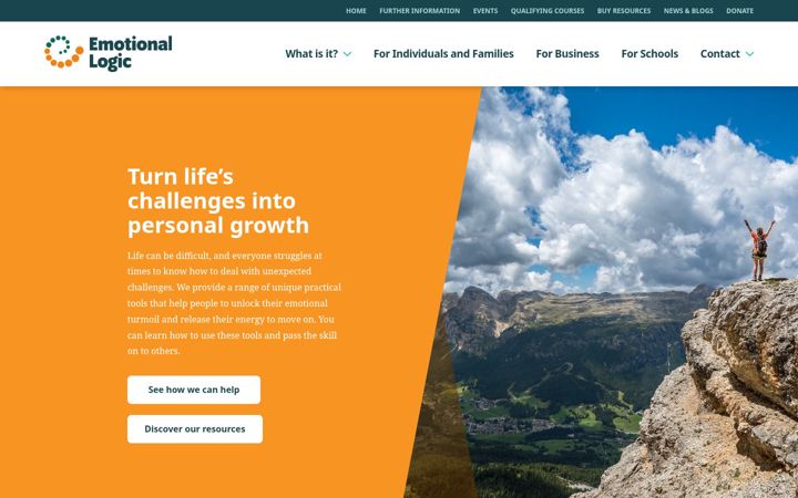 Screenshot of emotionallogiccentre.org.uk