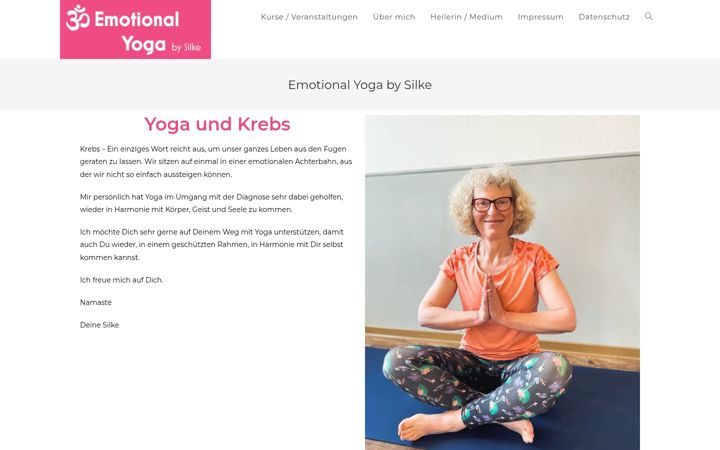 Screenshot of emotionalyoga.de