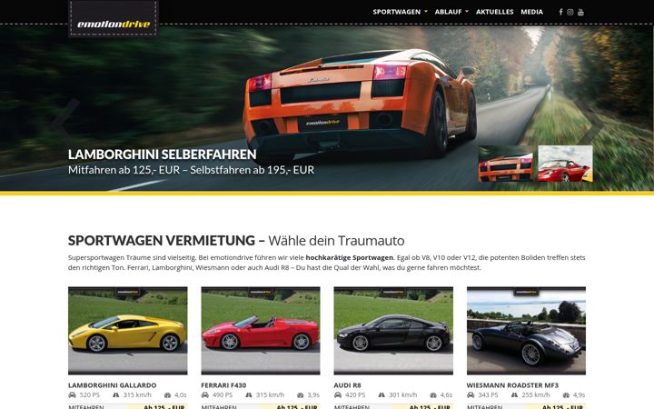 Screenshot ta' emotiondrive.de