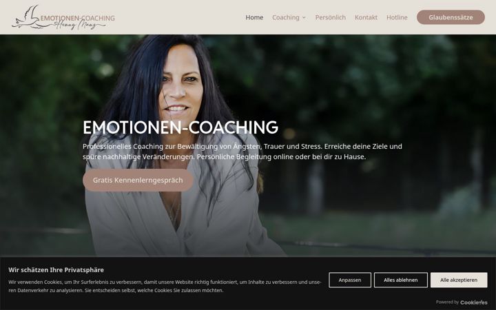 Screenshot of emotionen-coaching.ch