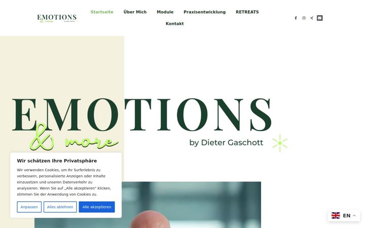 Screenshot ta' emotionsandmore.de