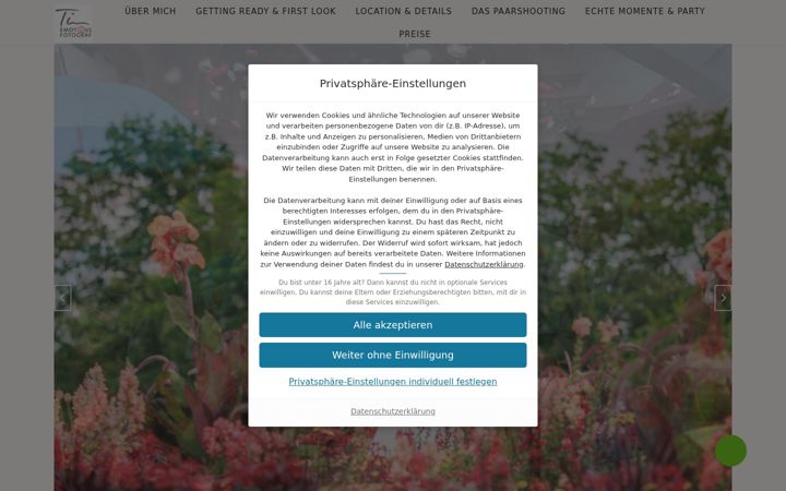 Screenshot ta' emotionsfotograf.de