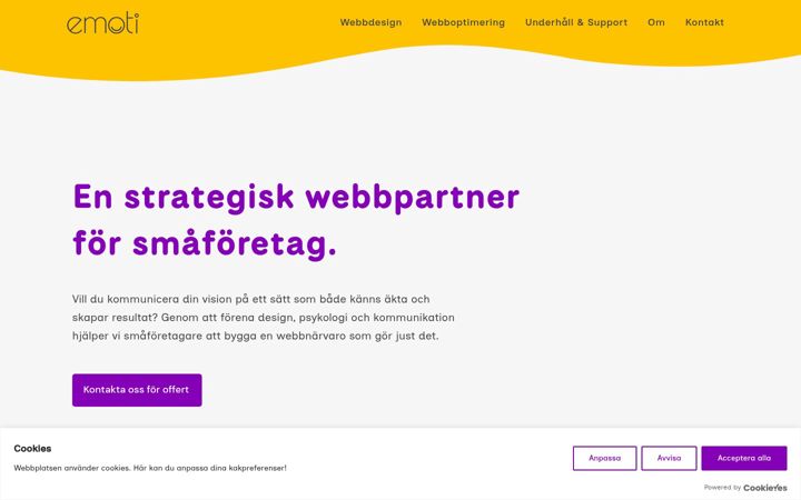 Skjermbilde av emotistudio.se