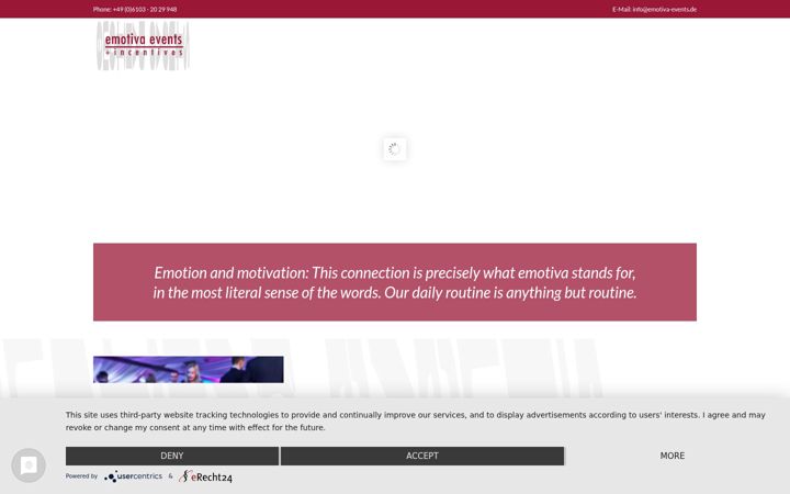 Screenshot of emotiva-events.de