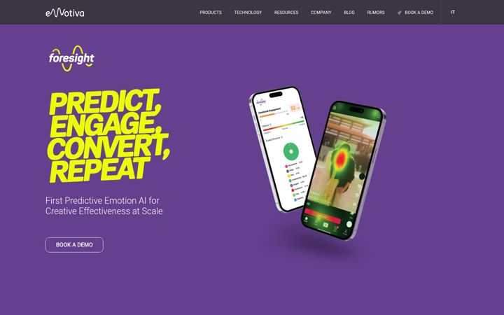 Screenshot of emotiva.it