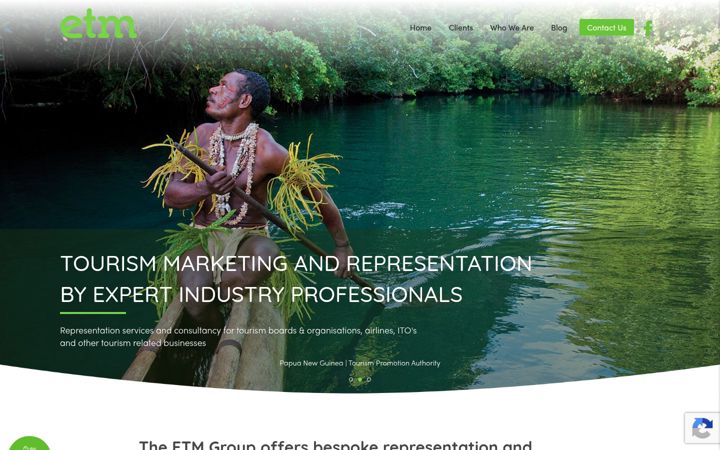 Screenshot of emotivetravelmarketing.com