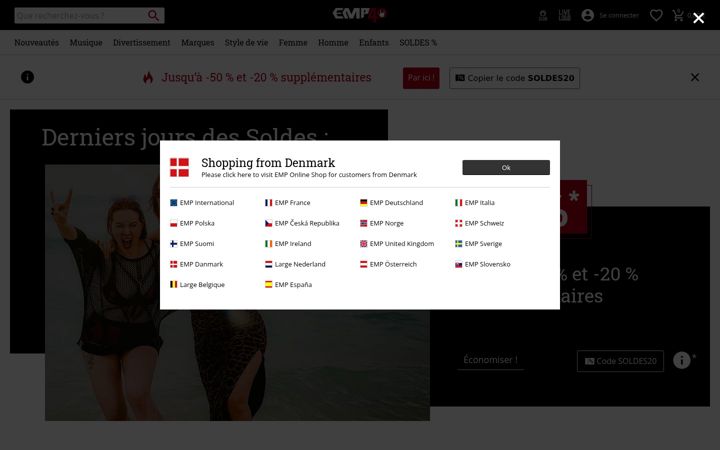 Screenshot of emp-online.fr