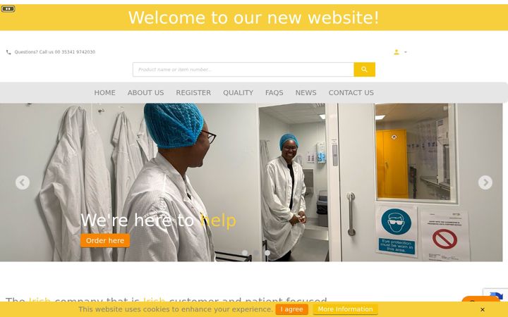 Screenshot of emp.eu.com