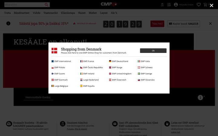 Screenshot of emp.fi