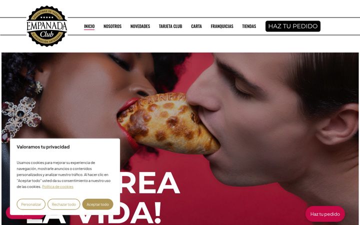 Screenshot of empanadaclub.es