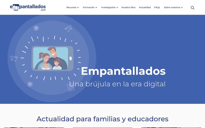 Screenshot of empantallados.com