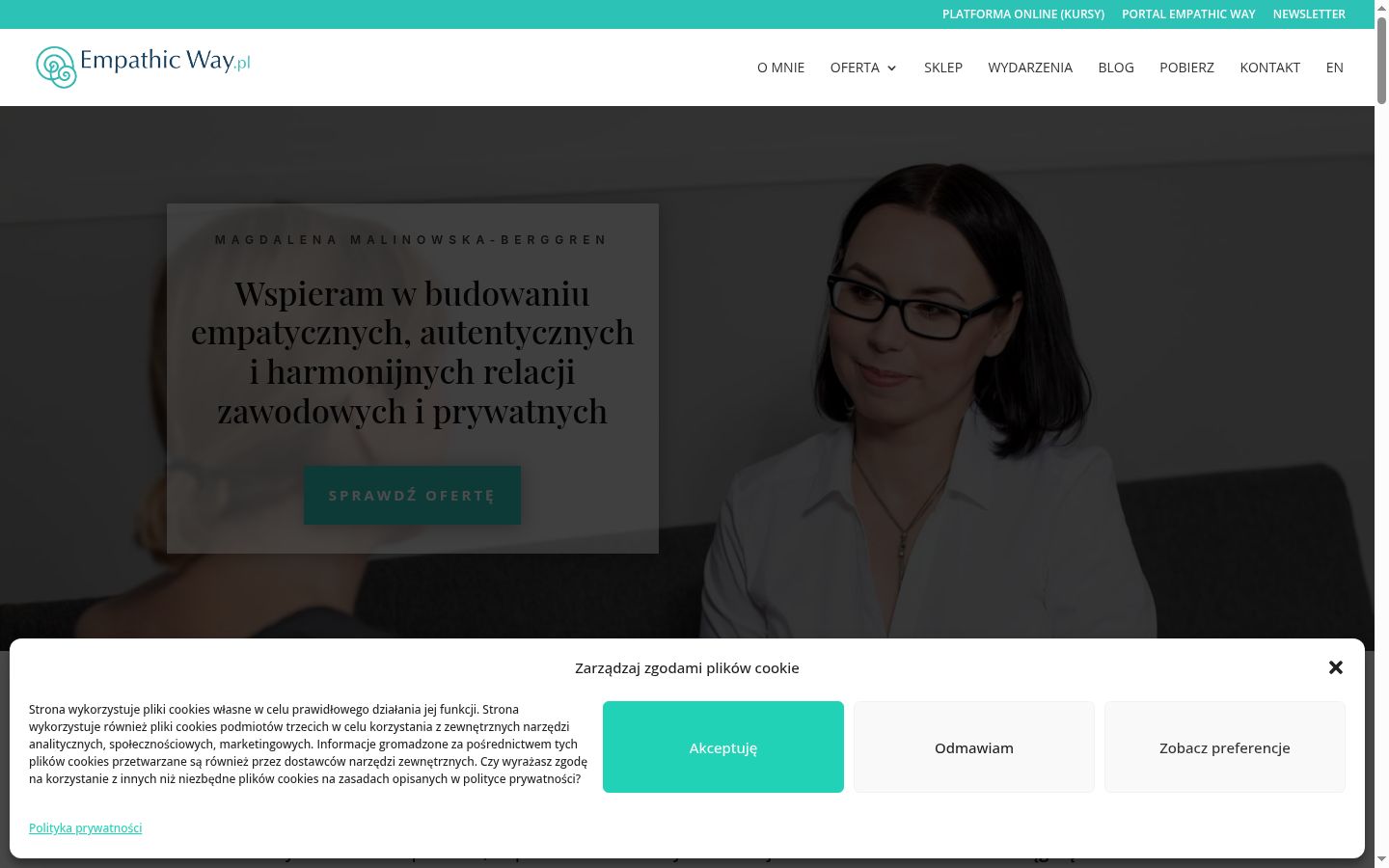 Snímek obrazovky baneru souhlasu zobrazeného před jakoukoli interakcí