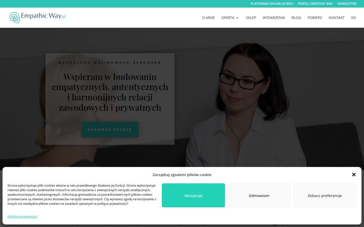 Snímek obrazovky empathicway.pl