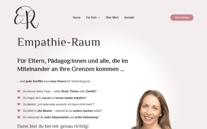 Screenshot of empathie-raum.de