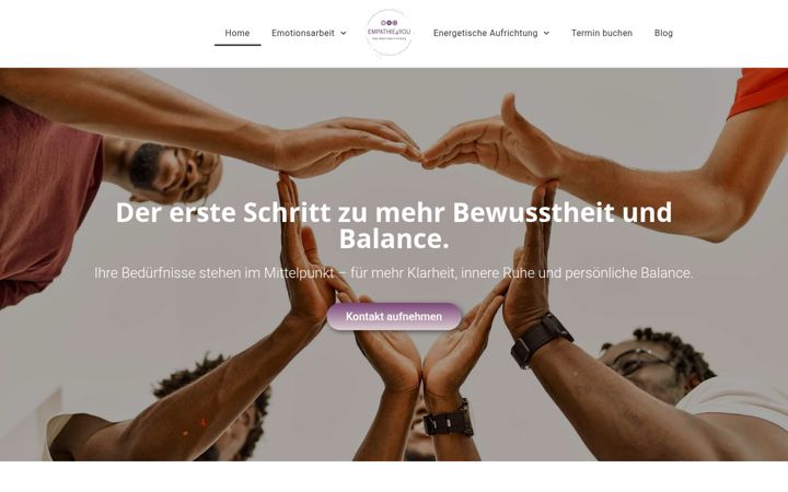 Screenshot of empathie4you.ch