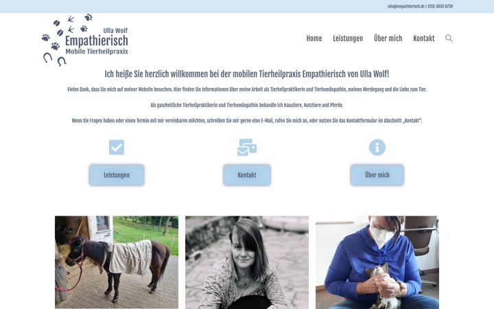 Screenshot of empathierisch.de