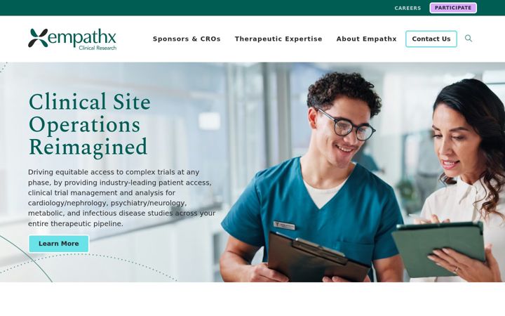 Screenshot of empathxresearch.com