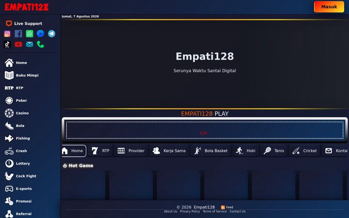 Screenshot of empati128.com
