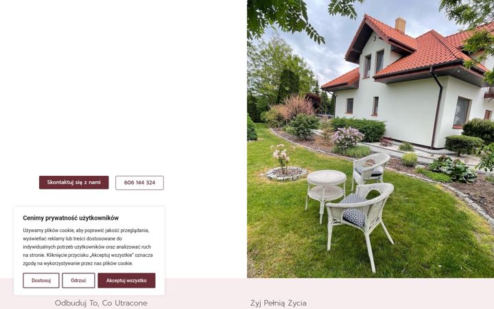 Snímek obrazovky empatiapasjazycia.pl