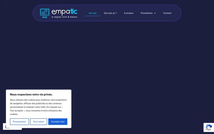 Screenshot of empatic.fr