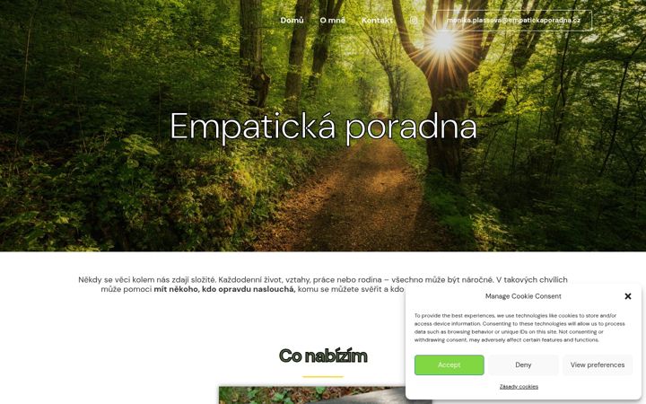 Captura de pantalla de empatickaporadna.cz