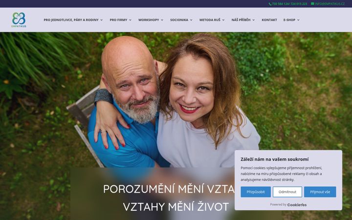 Captura de pantalla de empatikus.cz