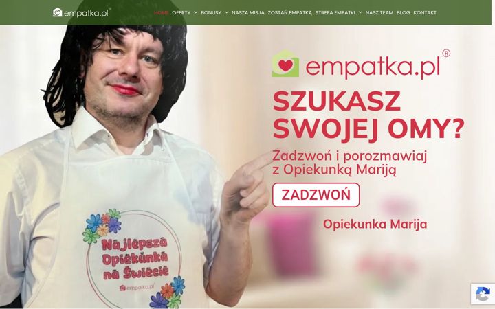 Snímek obrazovky empatka.pl