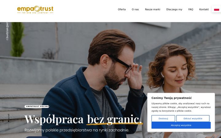 Snímek obrazovky empatrust.pl