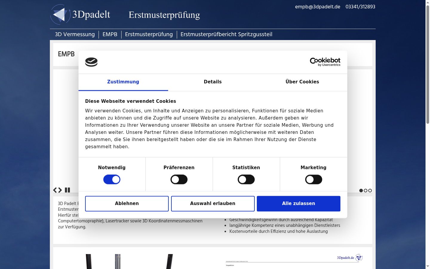 Screenshot tal-banner tal-kunsens muri qabel kwalunkwe interazzjoni