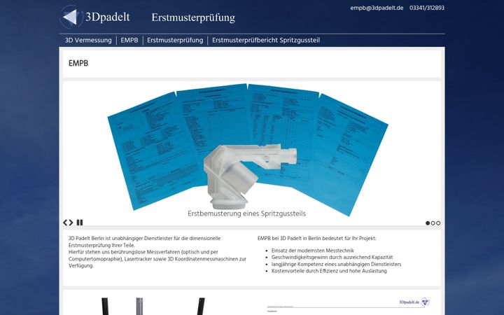 Screenshot of empb-berlin.de