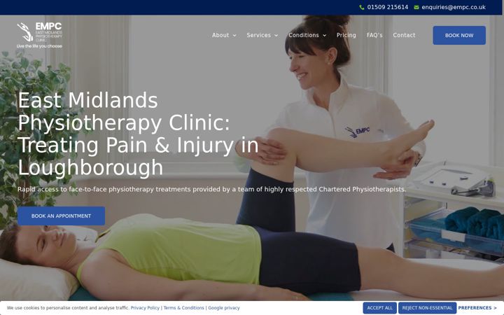 Screenshot of empc.co.uk