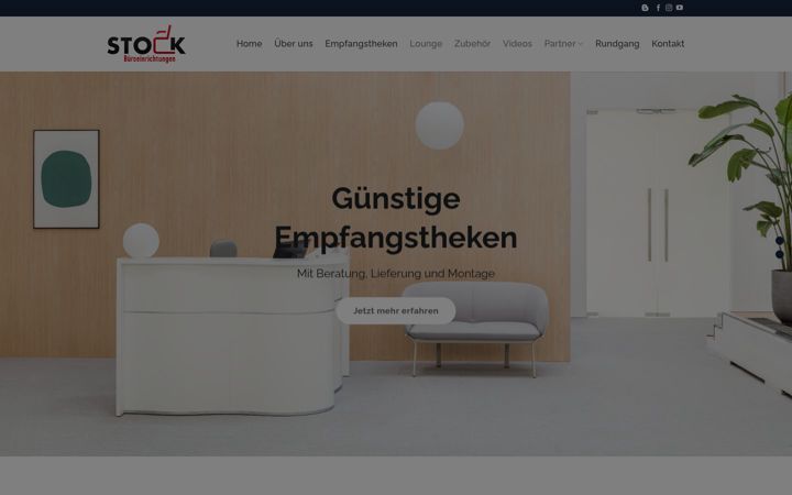 Screenshot of empfangstheken.mobi