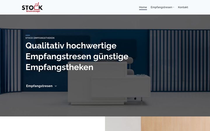 Screenshot of empfangstresen.net