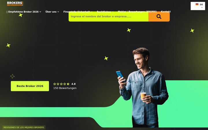 Screenshot of empfohlene-brokers.com