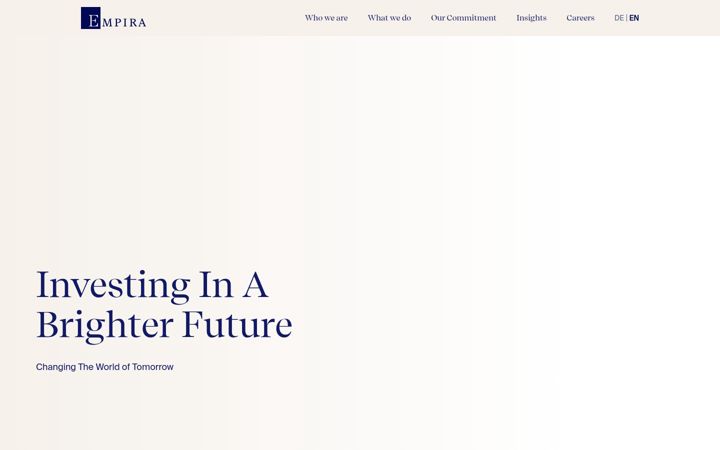 Screenshot of empira-invest.com