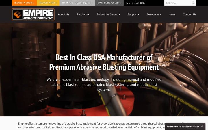 Screenshot of empire-airblast.com