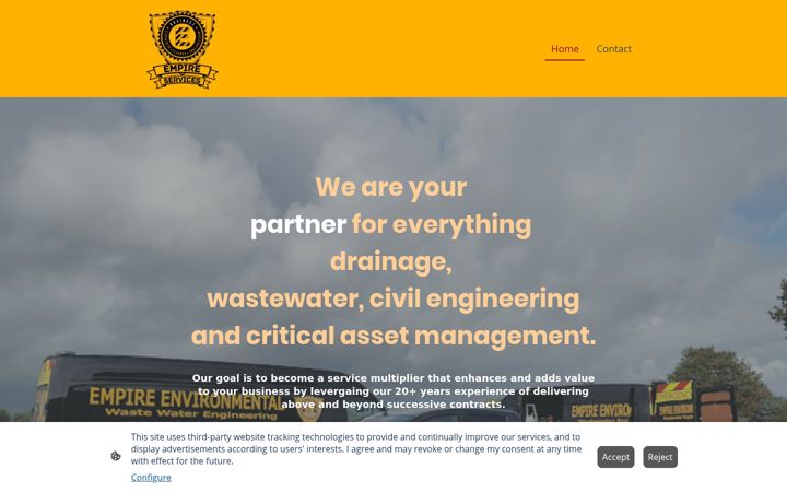 Screenshot of empire-services.co.uk
